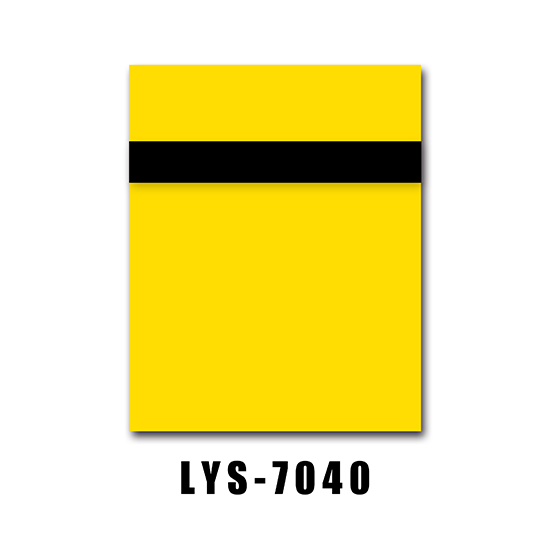 Foglio per incisione laser giallo nero